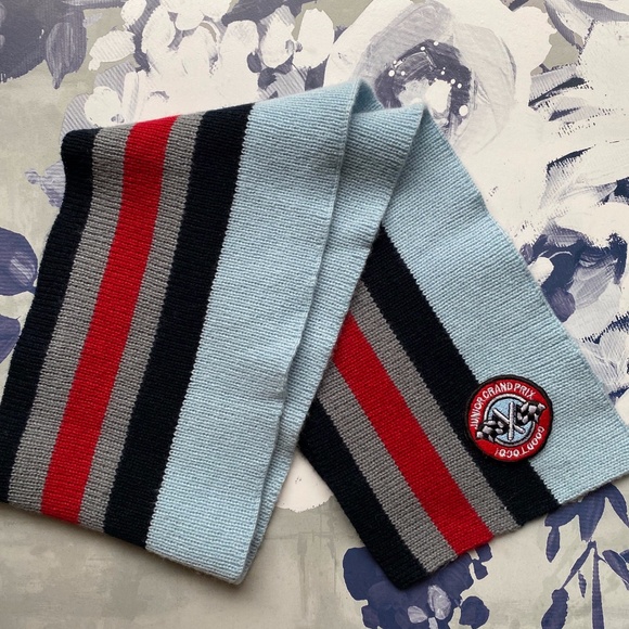 H&M Kids Striped Junior Grand Prix Scarf - Picture 1 of 6